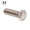 Prime-Line 1/2"-13 Hex Head Cap Screw, Plain Stainless Steel, 1-1/2 in L, 25 PK 9060398 - alternate 3